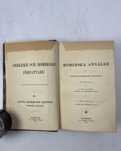 Romerska annaler. Öfversättning af O. Kolmodin. (photo 2)