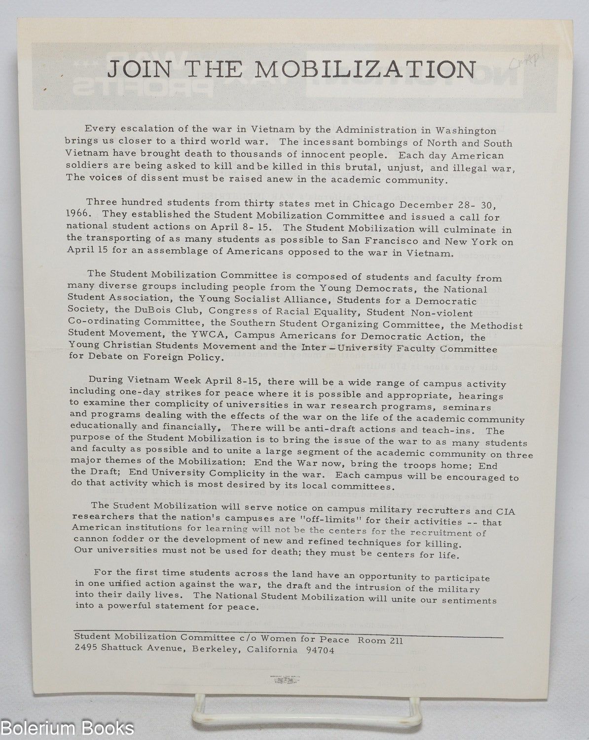 Join the mobilization // No tuition! Tax War Profi