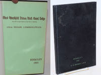 image of Proceedings of the M. W. Prince Hall Grand Lodge; free and accepted masons of the State of California, one hundred and sixth annual communication, held at Berkeley, California, 17th, 18th, and 19th of July, 1961, A.L. 5961