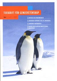 Tidskrift för genusvetenskap, nr 4/2007.