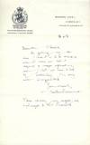Autograph Letter Signed