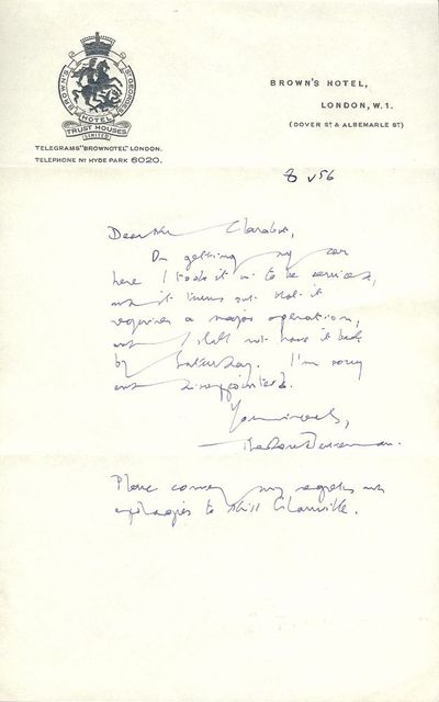 Autograph Letter Signed