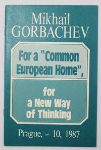 cover of For a common European home, for a new way of thinking