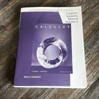 Complete Solutions Manual Volume 2 for Calculus (9th Edition)