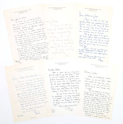 Archive of six handwritten letters...