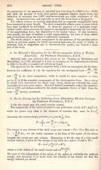 TESTING MAXWELL'S THEORY: On Maxwell's Equations for the Electro-magnetic Action of Moving...
