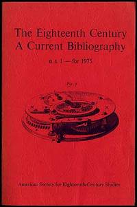 The Eighteenth Century: A Current Bibliography n.s. 1 - for 1975