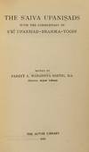 View Image 2 of 2 for The s'aiva upanisads with the commentary of S'ri Upaniṣad-Brahma-Yogin Inventory #69269