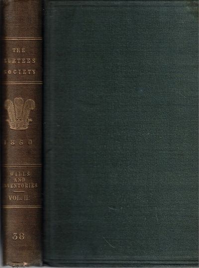Wills and Inventories From the Registry at Durham Part II