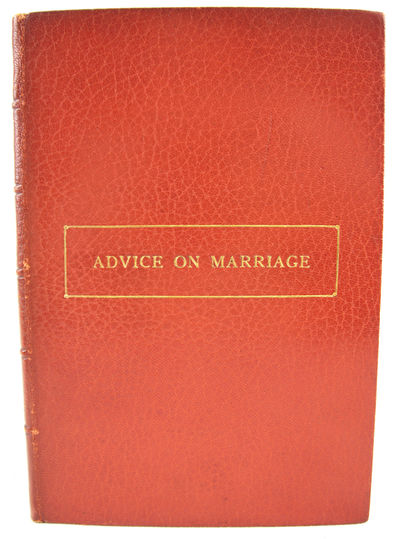 Advice on Marriage; (photo 1)