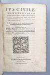 Ivs Civile Manvscriptorvm Librorvm...; (photo 2)