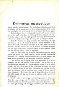 Kvinnornas masspetition.