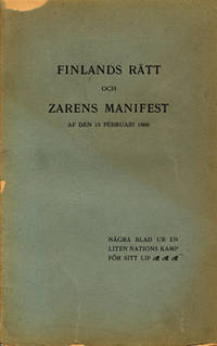Finlands rätt och Zarens manifest af den 15…