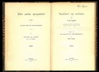 Ældre norske sprogminder. Udgivne af Den norske historiske kildeskrift kommission. I-II-