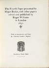 View Image 2 of 2 for The Fourth Paper presented by Major Butler, with other papers edited and published by Roger Williams... Inventory #57315