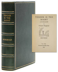 Tender is the Night. A Romance by Fitzgerald, F. Scott - 1934