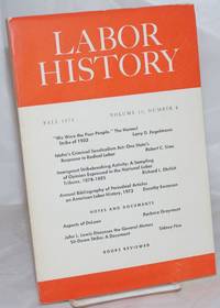 image of Labor history. vol 15, no. 4, Fall, 1974