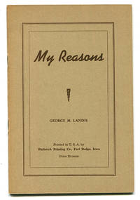 cover of The Reasons for My Resignation as Pastor of the First Baptist Church of New Castle, Pa. and From the Baptist Ministry (My Reasons)