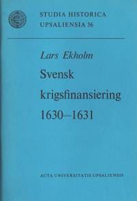 Svensk krigsfinansiering 1630-1631.