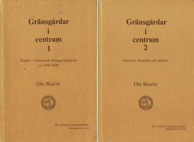 Gränsgårdar i centrum I-II. 1. Studier i…
