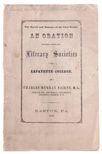 An Oration delivered before the Literary Societies of Lafayette College