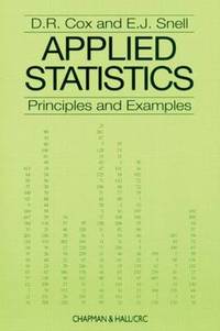 Applied Statistics - Principles and Examples