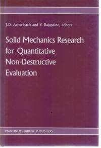 cover of Solid Mechanics Research for Quantitative Non-Destructive Evaluation