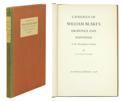 Catalogue of William Blake  s Drawings and Paintings in the Huntington Library