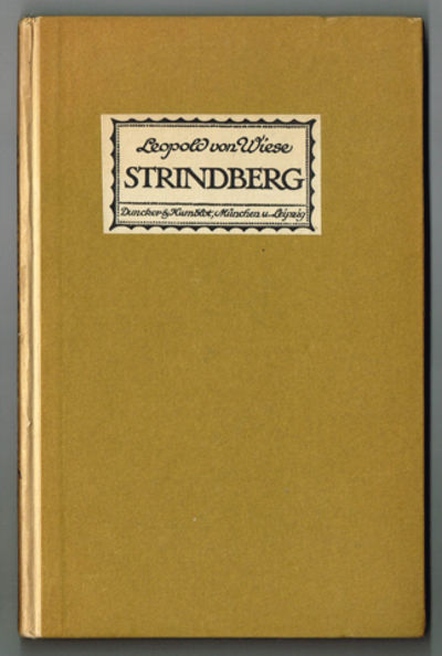 Strindberg. Ein Beitrag zur Soziologie der…