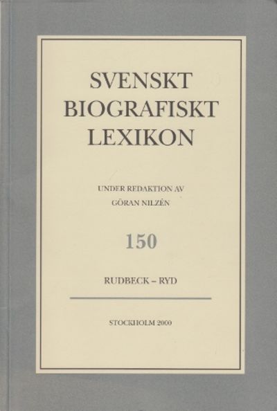 Svenskt Biografiskt Lexikon (SBL). Häfte 150.…