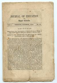 image of Journal of Education for Upper Canada, October 1848