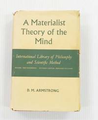 cover of A Materialist Theory Of The Mind