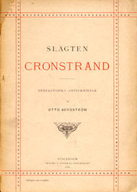 Slägten Cronstrand. Genealogiska anteckningar.