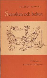 Svensken och boken. Teckningar av Birger…