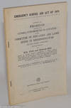 Emergency school aid act of 1970. Extract of Hearings before the General Subcommittee on Education. of the Committee on Education and Labor, House of Representatives, Ninety-first Congress, second session on H.R. 17846 and related bills