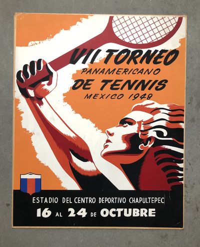 VII Torneo Panamericano de Tennis Mexico 1948. Estadio Del Centro Deportivo Chapultepec. 16 al 24 de Octubre.