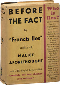 cover of Before the Fact (First UK Edition)
