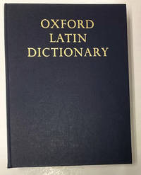 Oxford Latin Dictionary by Glare, P.G.W | Hardcover | 2004