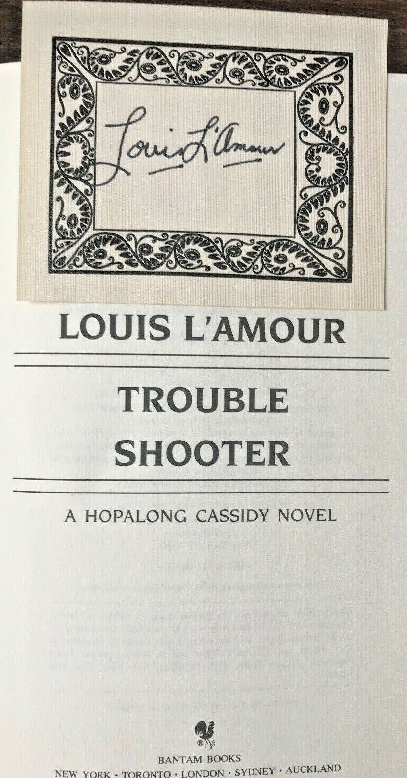 Trouble Shooter Signed By 19 1908 June 10 Signed First Edition Jun 1 1994 From Charm City Books Sku Bs