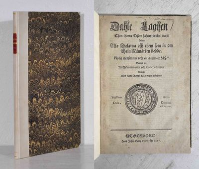Dahle laghen/ then i forna tijder hafwer brukat…
