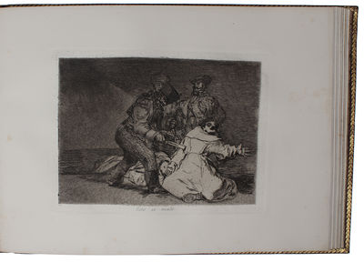 Los desastres de la guerra. Colección de ochenta láminas inventadas y grabadas al agua-fuerte. Publicala la Real Academia de Bellas Artes de San Fernando.  - ["THE MOST SEARING WORKS OF ART EVER TO DEAL WITH CONFLICT"] (photo 5)