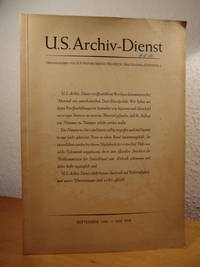 U.S. Archiv-Dienst. September 1949 - Mai 1950