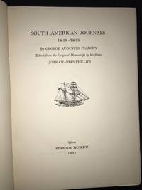 South American Journals 1858-1859