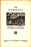 The Carrell, Journal of the Friends of the University of Miami Library, Vol 5, No 1, June 1964