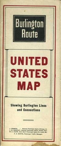 image of Burlington Route, United States Map
