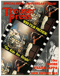 image of Trouser Press No. 37 (April 1979) (Volume 6 Number 3) Special Fifth Anniversary Issue