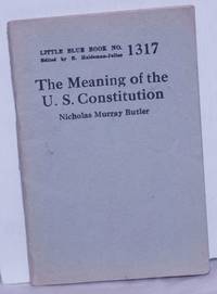 image of The Meaning of the U.S. Constitution