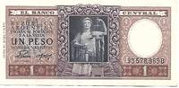 image of Argentina 1 Peso (Pick # 260) Commemorative Bank Note - VF+