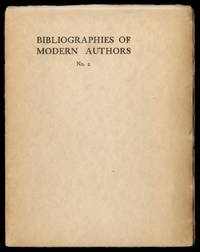 image of Bibliographies of Modern Authors No. 2: John Masefield