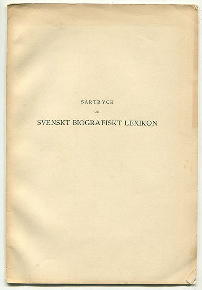 Cronhielm, Otto August. Särtryck ur Svenskt…